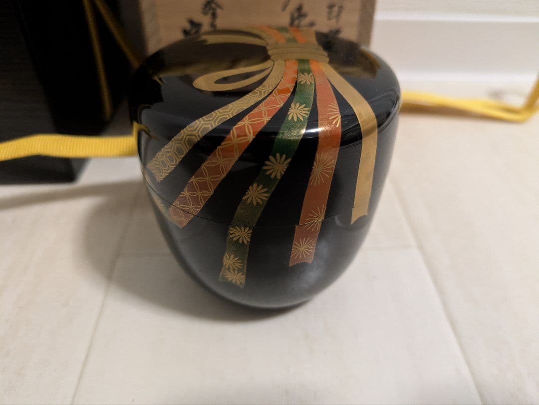 棗　蒔絵　茶道具　茶入