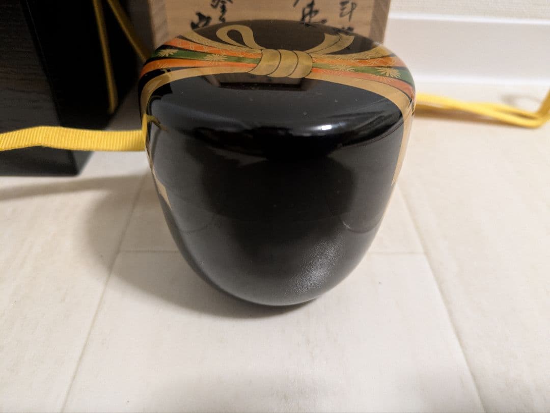 棗　蒔絵　茶道具　茶入