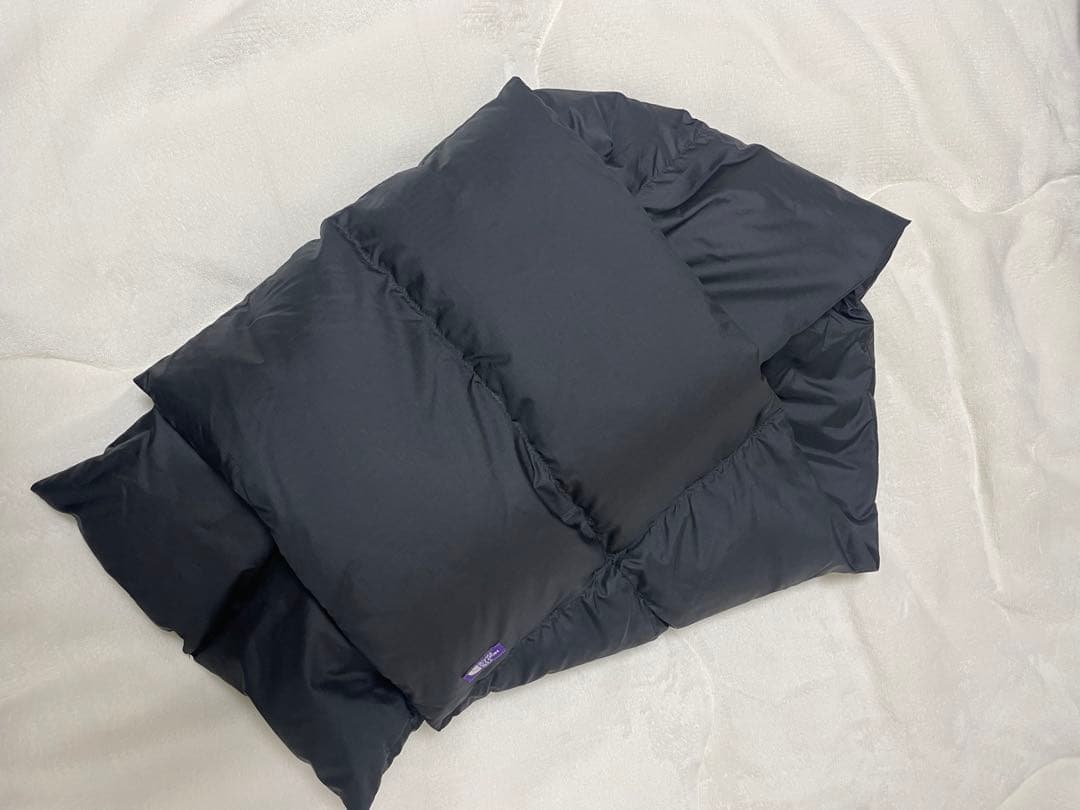 THE NORTH FACE パープルレーベル　ナナミカ　ブラックダウンマフラー