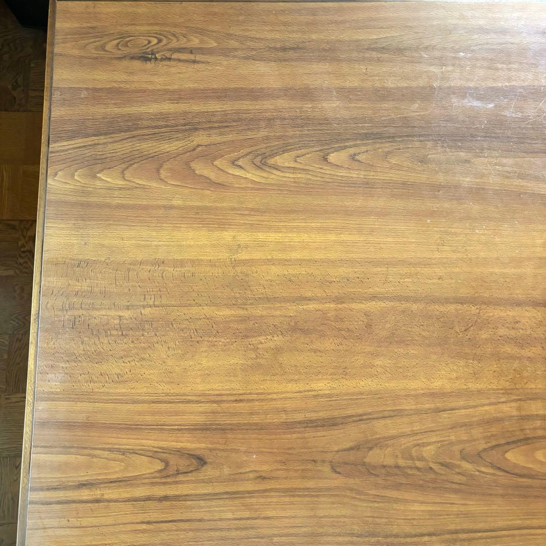 木製ダイニングテーブル アンティーク　昭和レトロ