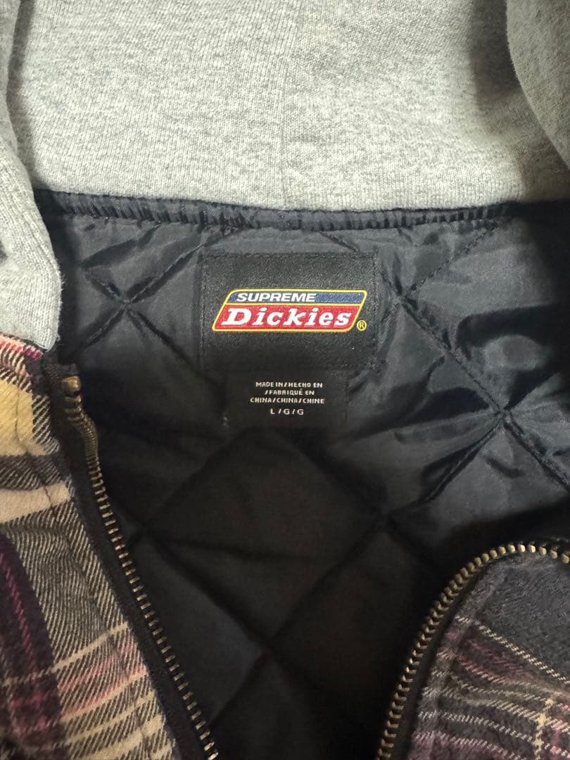 SUPREME Dickies チェック柄ジャケット Lサイズ