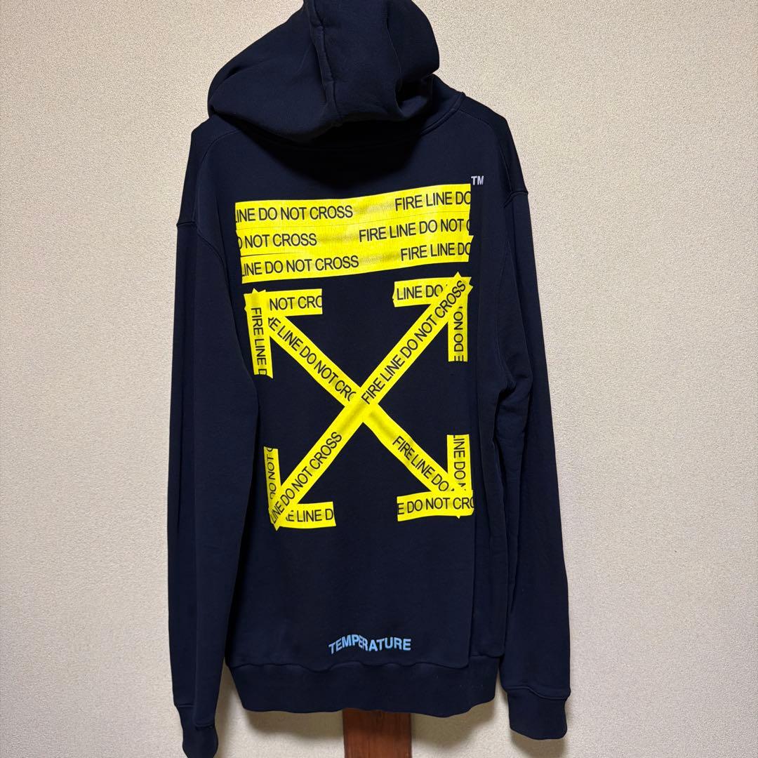 OFF-WHITE オフホワイト18SS ジップパーカー【中古】 1日限定価格