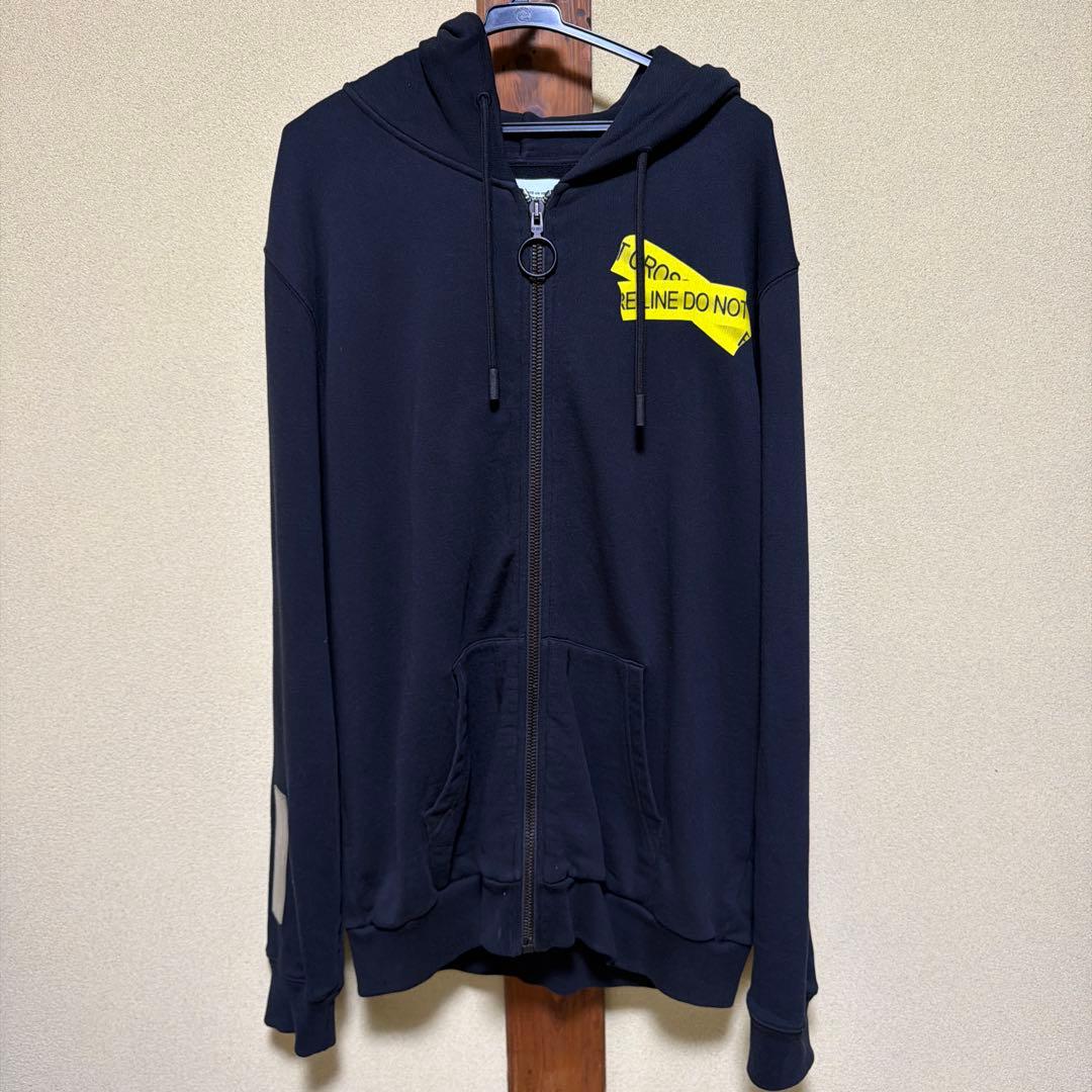 OFF-WHITE オフホワイト18SS ジップパーカー【中古】 1日限定価格