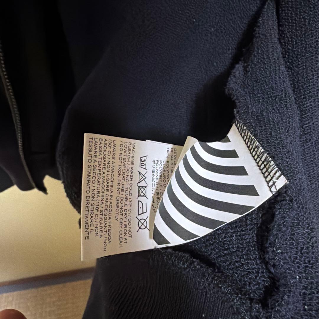 OFF-WHITE オフホワイト18SS ジップパーカー【中古】 1日限定価格