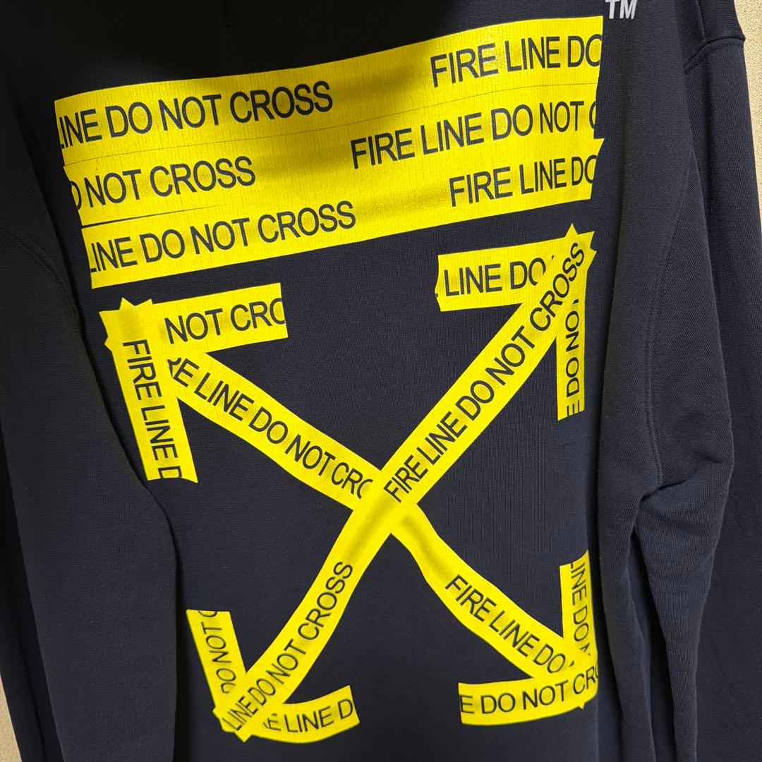 OFF-WHITE オフホワイト18SS ジップパーカー【中古】 1日限定価格