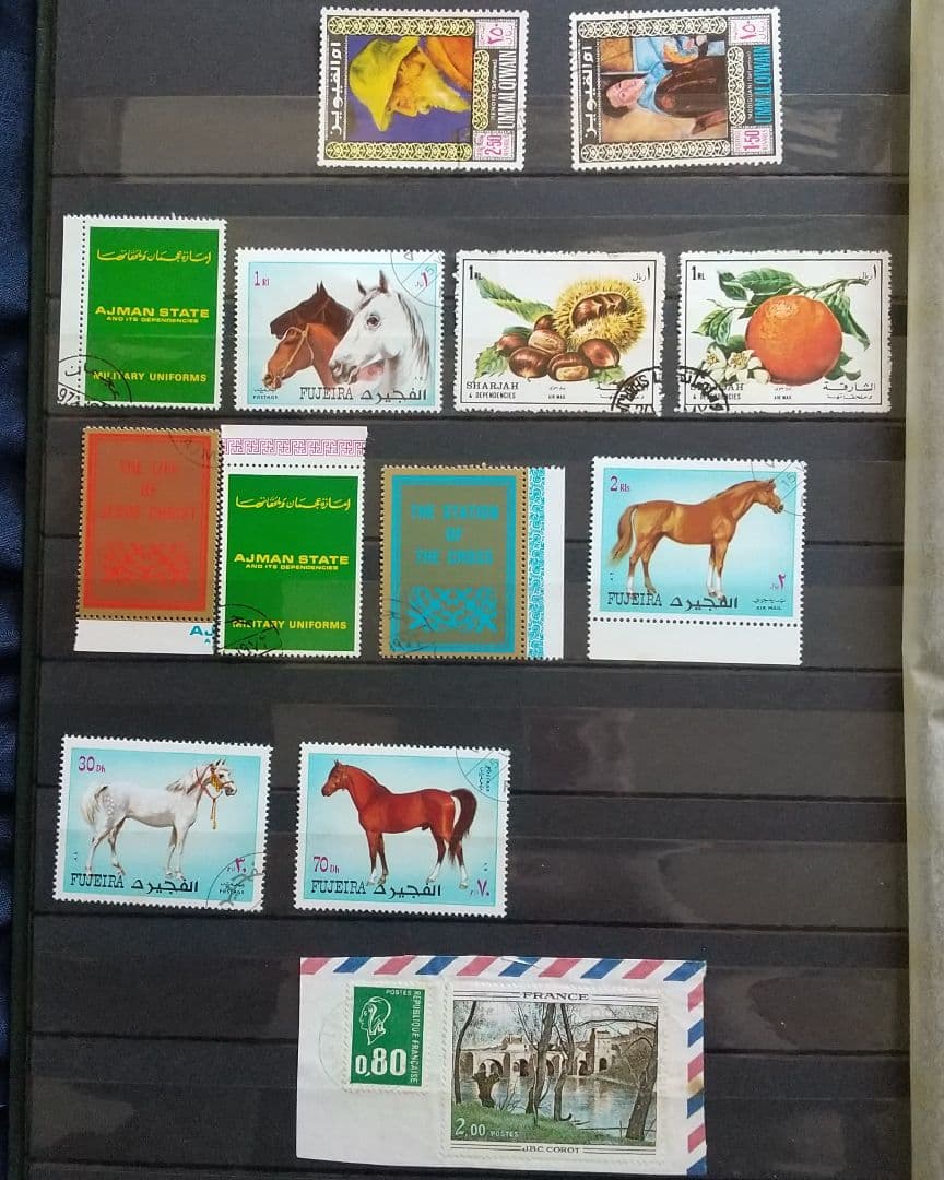 外国切手コレクション ガーナ南アサンマリノ他 大きな切手 三角切手 裸のマハ