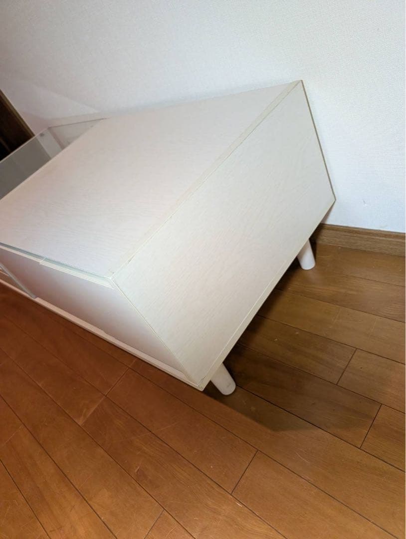 ■送料込■LOWYA ドレッサー コスメ台 ローテーブル 鏡化粧センターテーブル