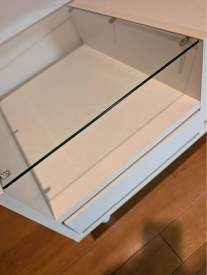 ■送料込■LOWYA ドレッサー コスメ台 ローテーブル 鏡化粧センターテーブル