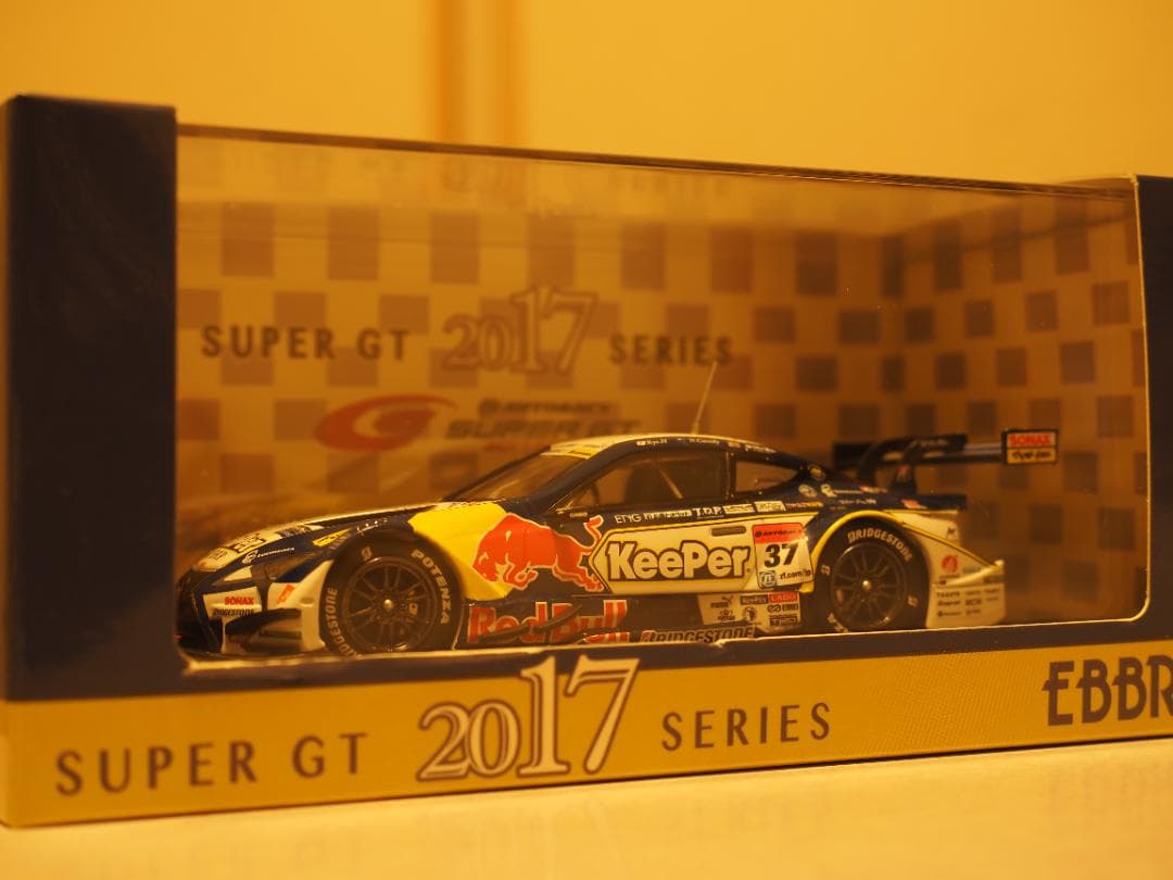 ミニカー 1/43 EBBRO KeePer TOM'S LC500 2017