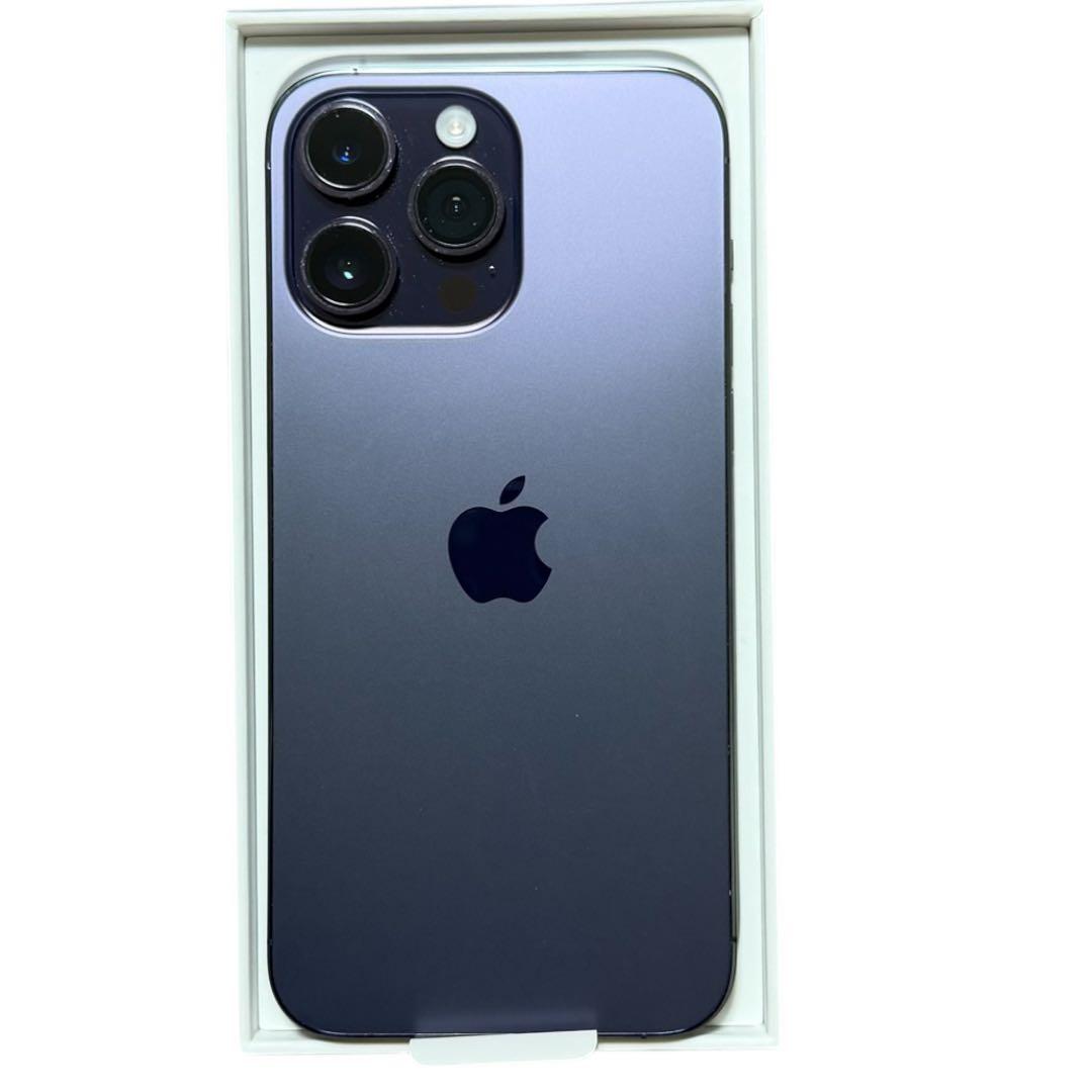 Apple iPhone 14 Pro Maxディープパープル 本体 カバー付