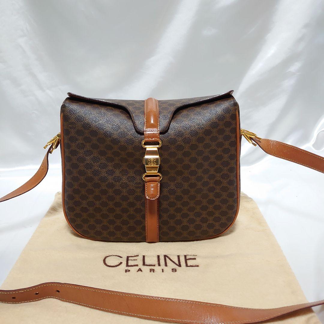 CELINE マカダム柄 ショルダーバッグ トートバッグ