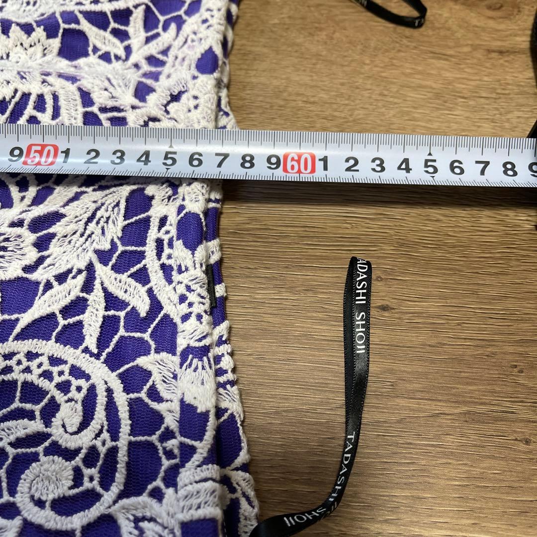 タダシショウジ ♡ツーピース レースが美しいドレス