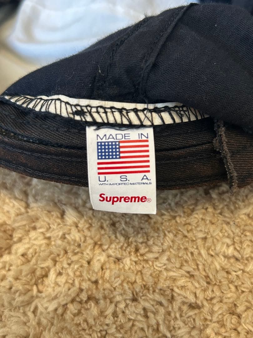 Supreme コーデュロイ 6パネルキャップ