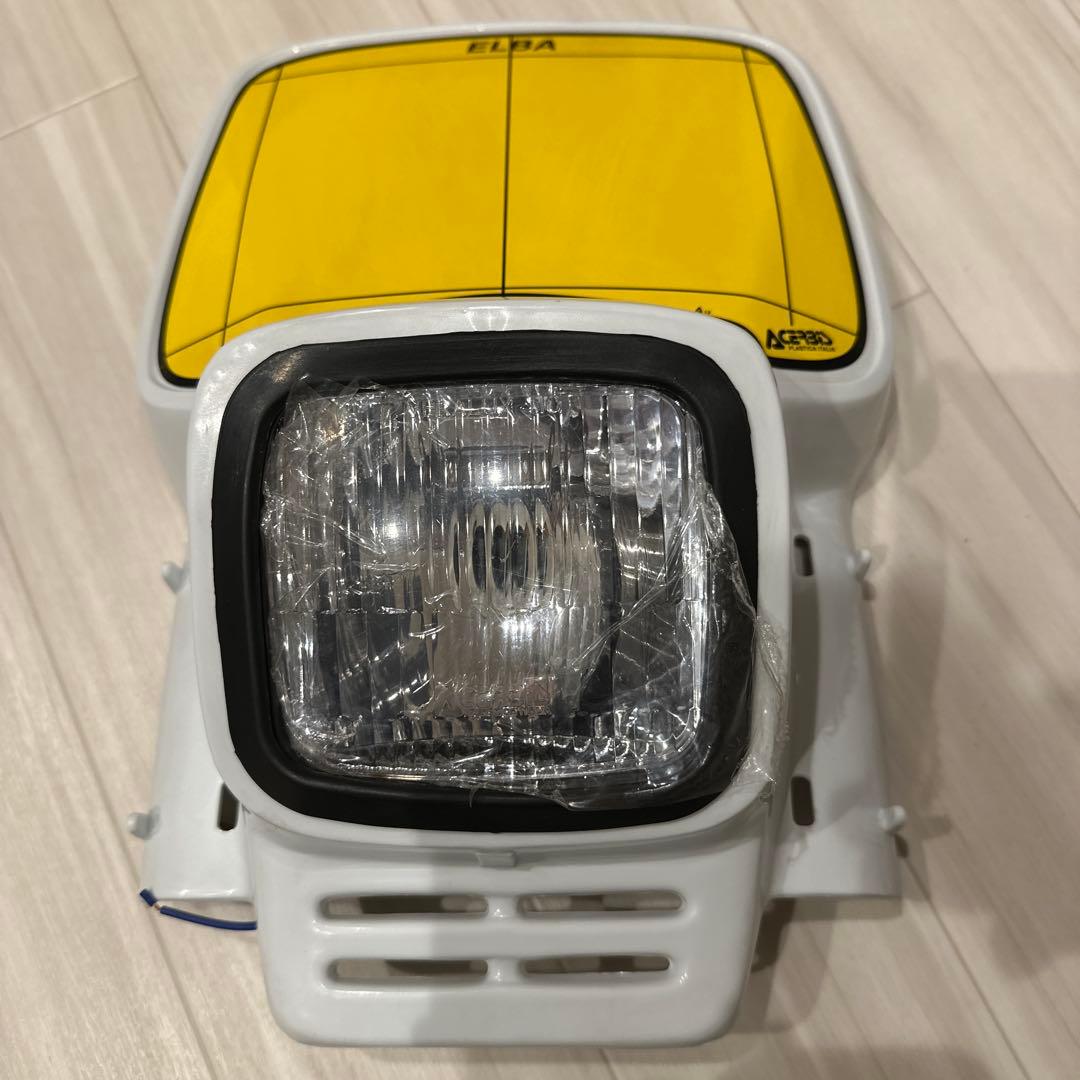 acerbis アチェルビス ヘッドライトカウル 当時物KLX　KDX　KMX