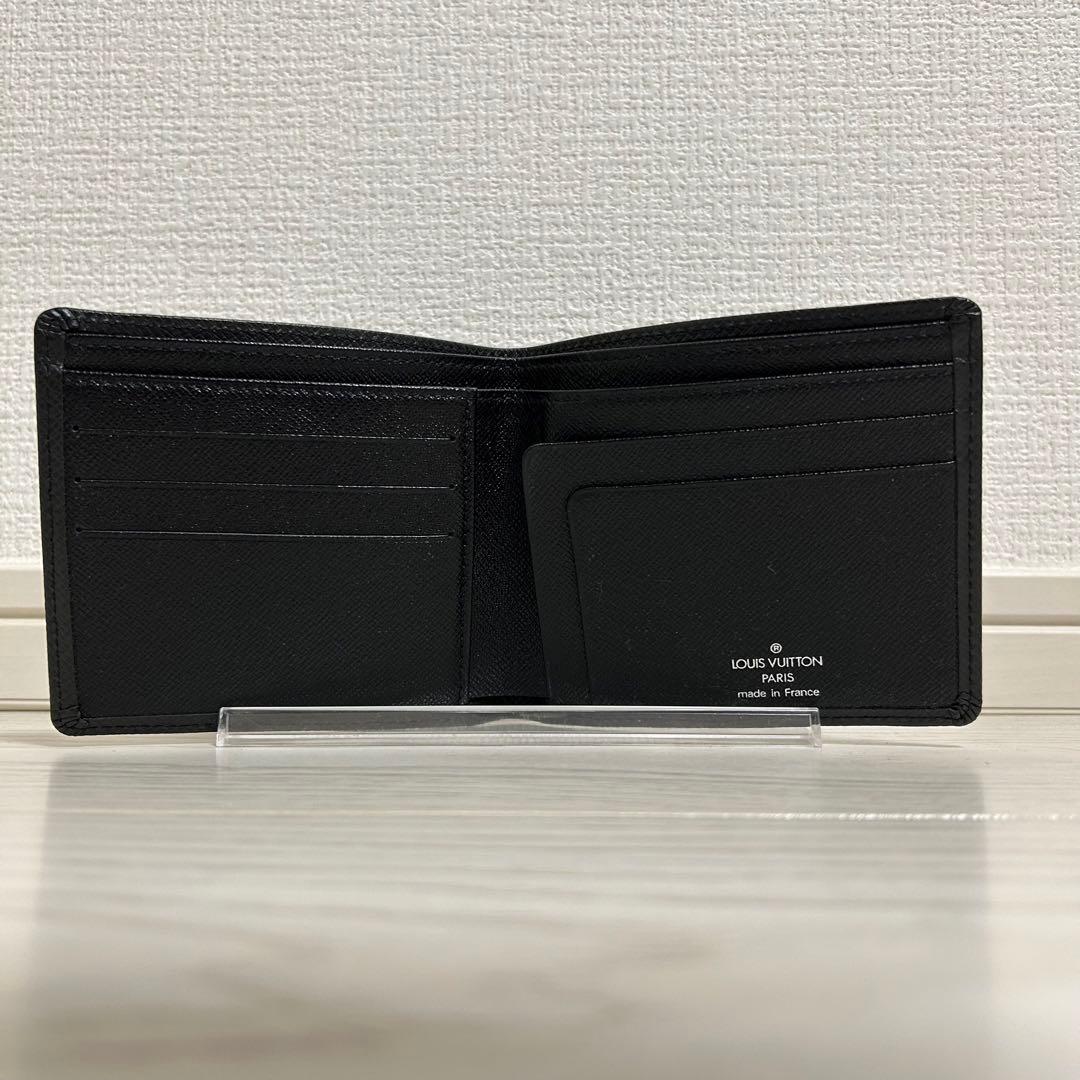 【美品】　ルイヴィトン　タイガ　二つ折り財布