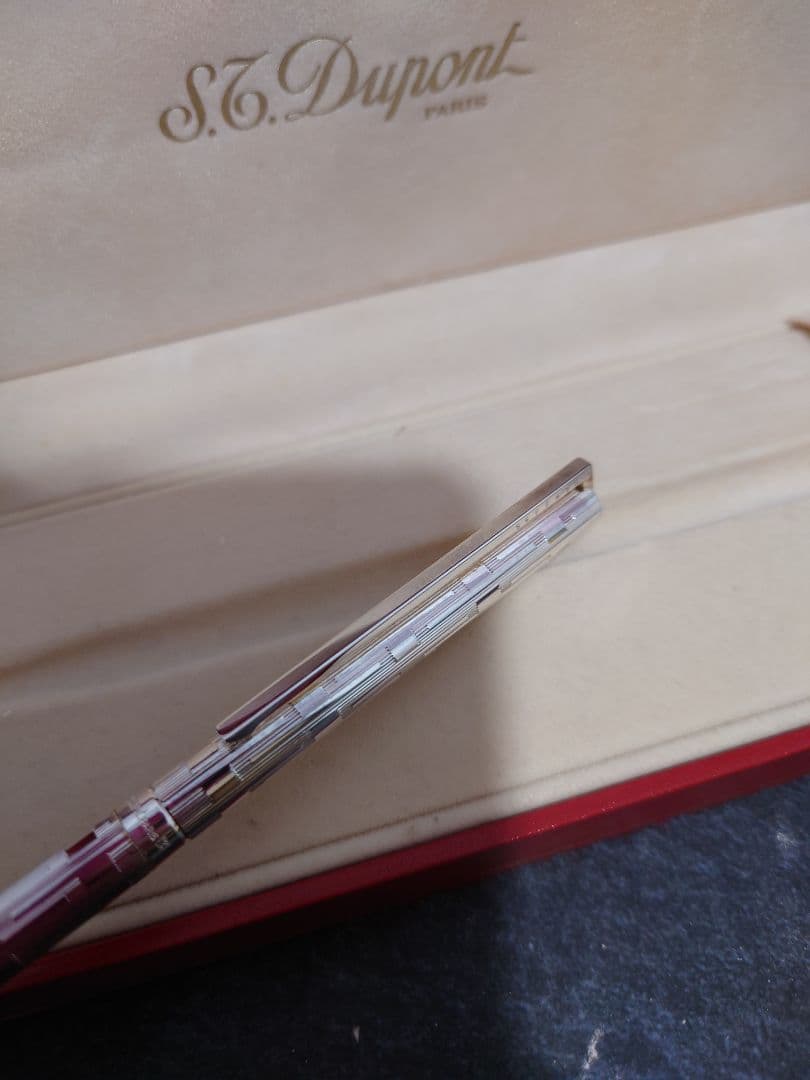 S.T.Dupont デュポン ボールペン　シルバースネーク