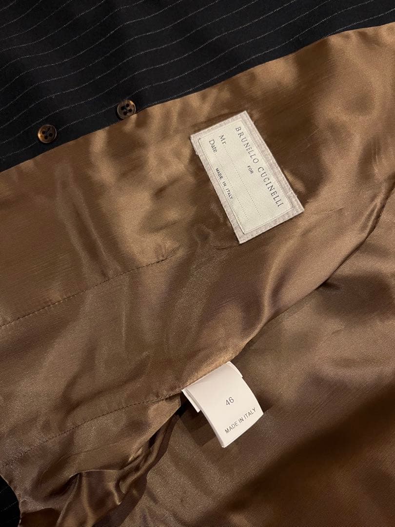 BRUNELLO CUCINELLI ブルネロクチネリ46 ダブルジレ ベスト