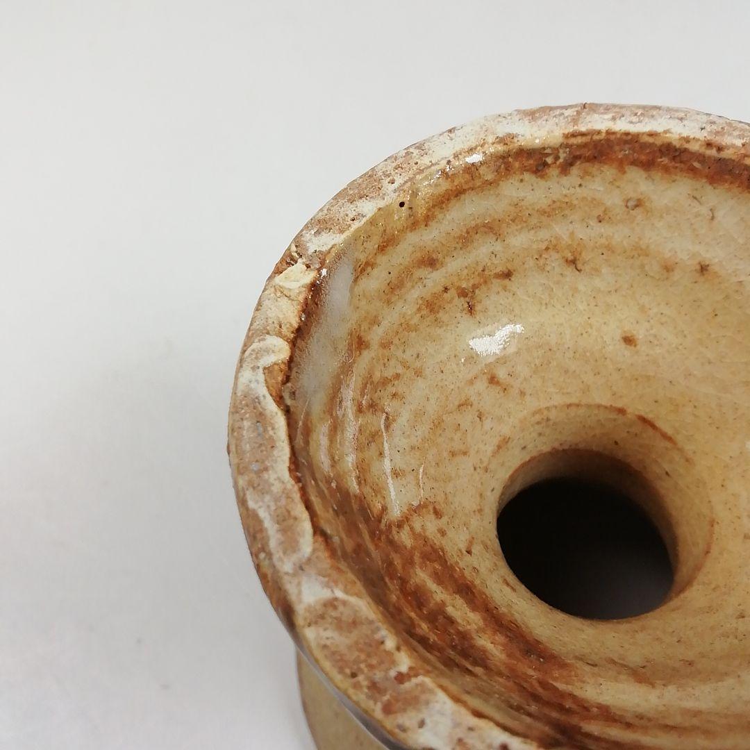 Ｗ１２５　蓋置　『萩　千切蓋置』『十二代　田原陶兵衛 造』　共箱　茶道具