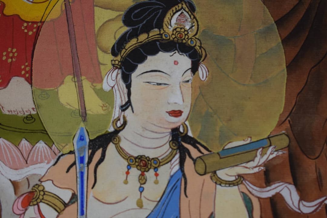 作者不詳/十三佛図/十三仏図/掛軸☆宝船☆Y-435　JM