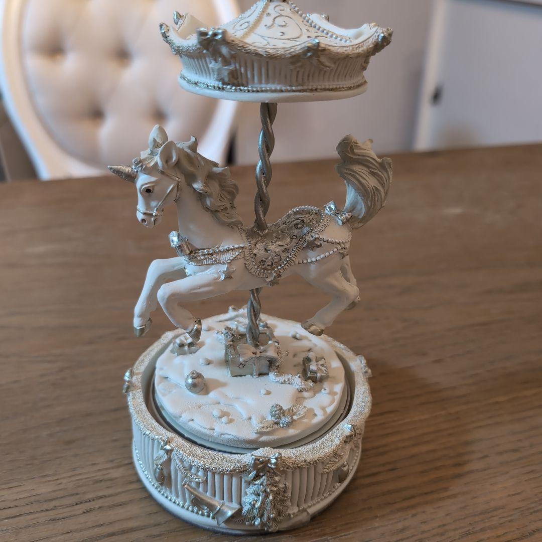 HARMONIER　ユニコーン オルゴール ホワイト