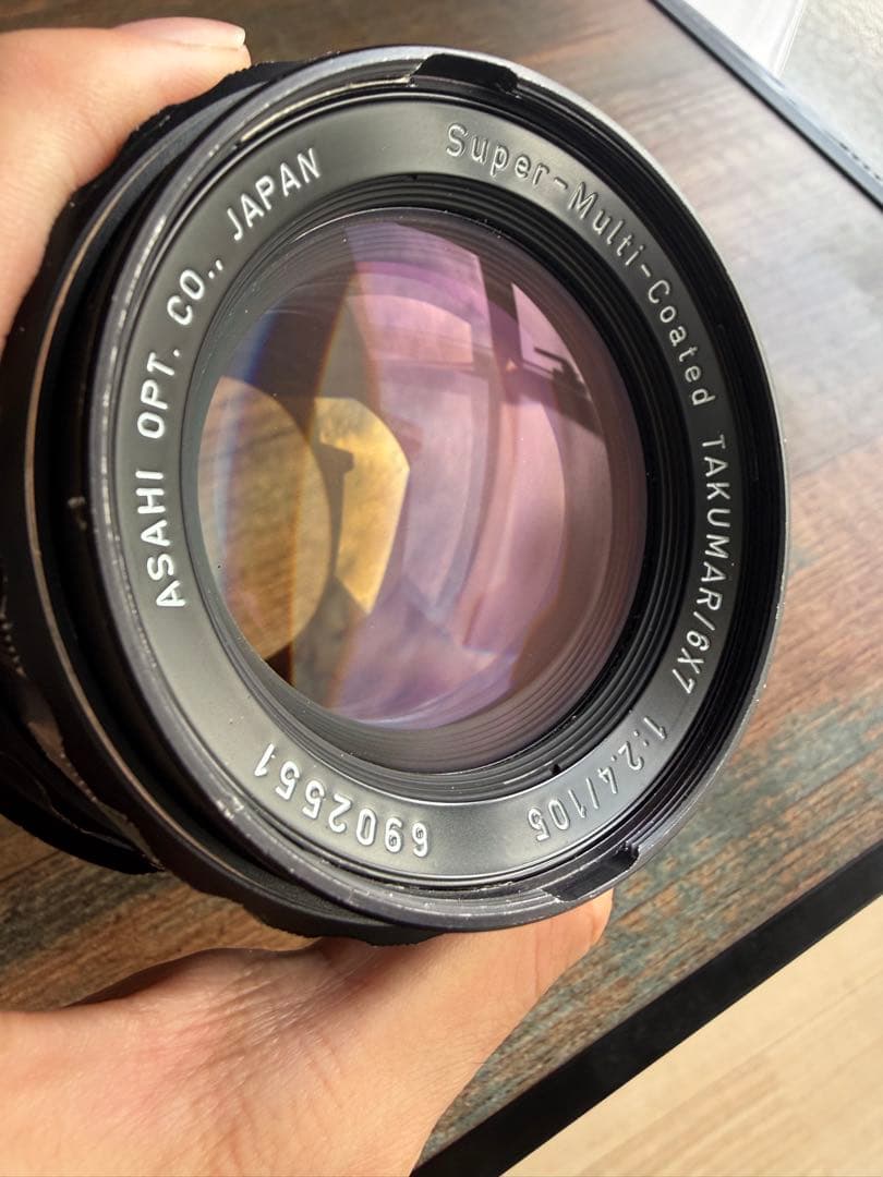 ぼ*ん様 【美品】PENTAX67 SMC Takumar 105mm F2.4