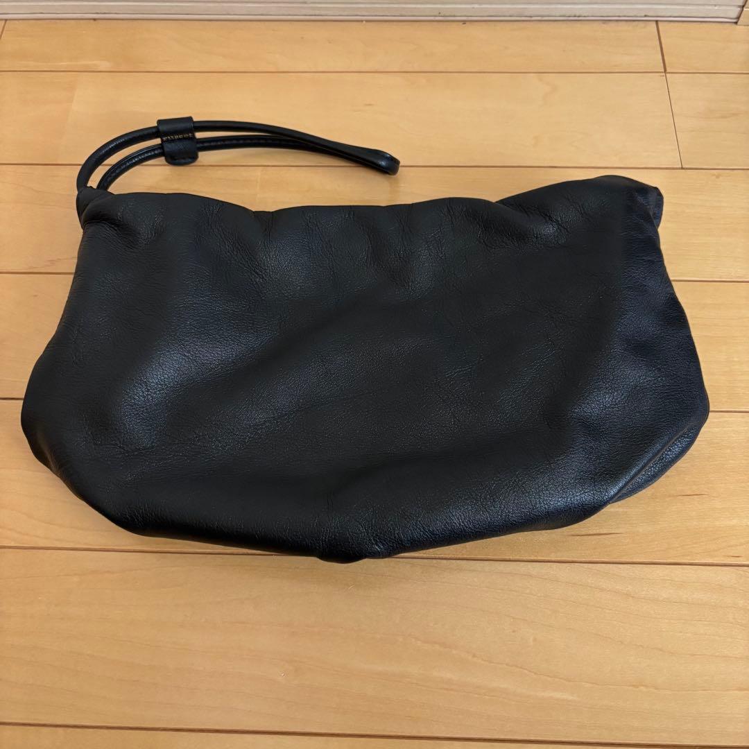 ラシット　レザー巾着4WAYショルダーバッグ