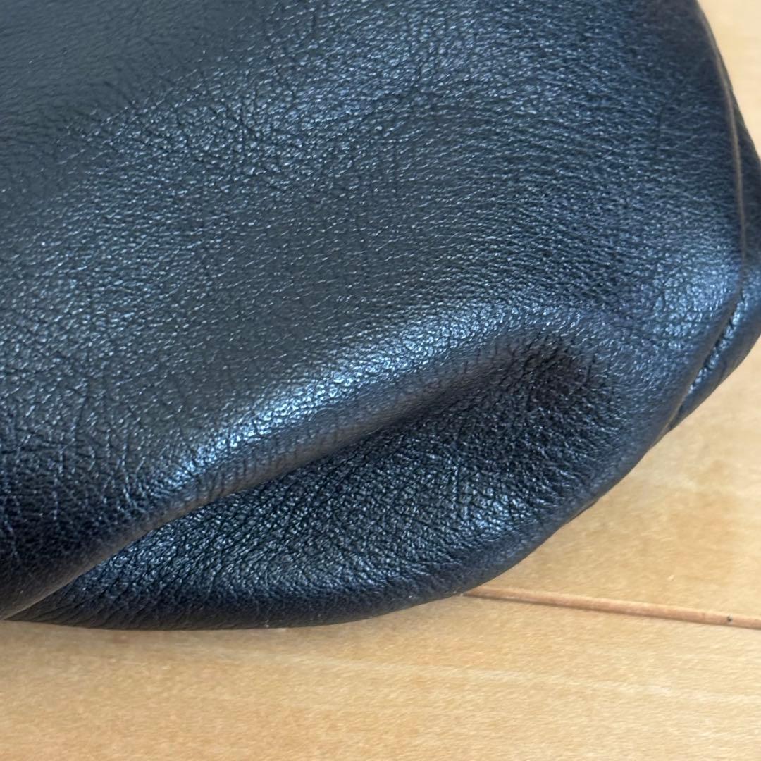 ラシット　レザー巾着4WAYショルダーバッグ