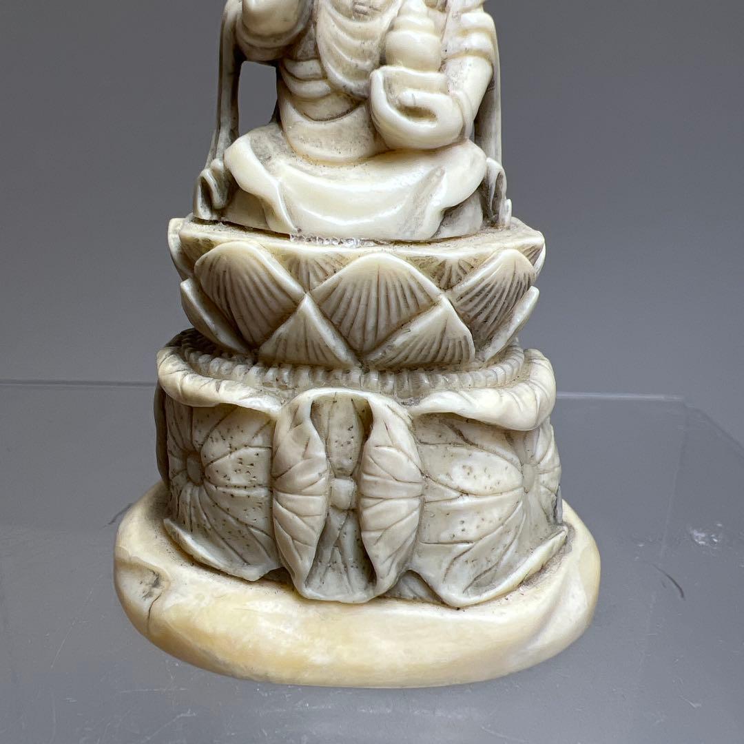 専用　本抹香鯨歯　仏像　54g 東Y8-0108☆2Fトヒチサ