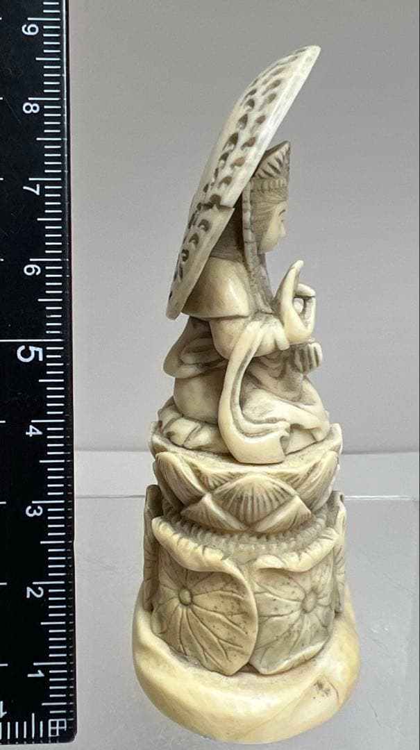 専用　本抹香鯨歯　仏像　54g 東Y8-0108☆2Fトヒチサ