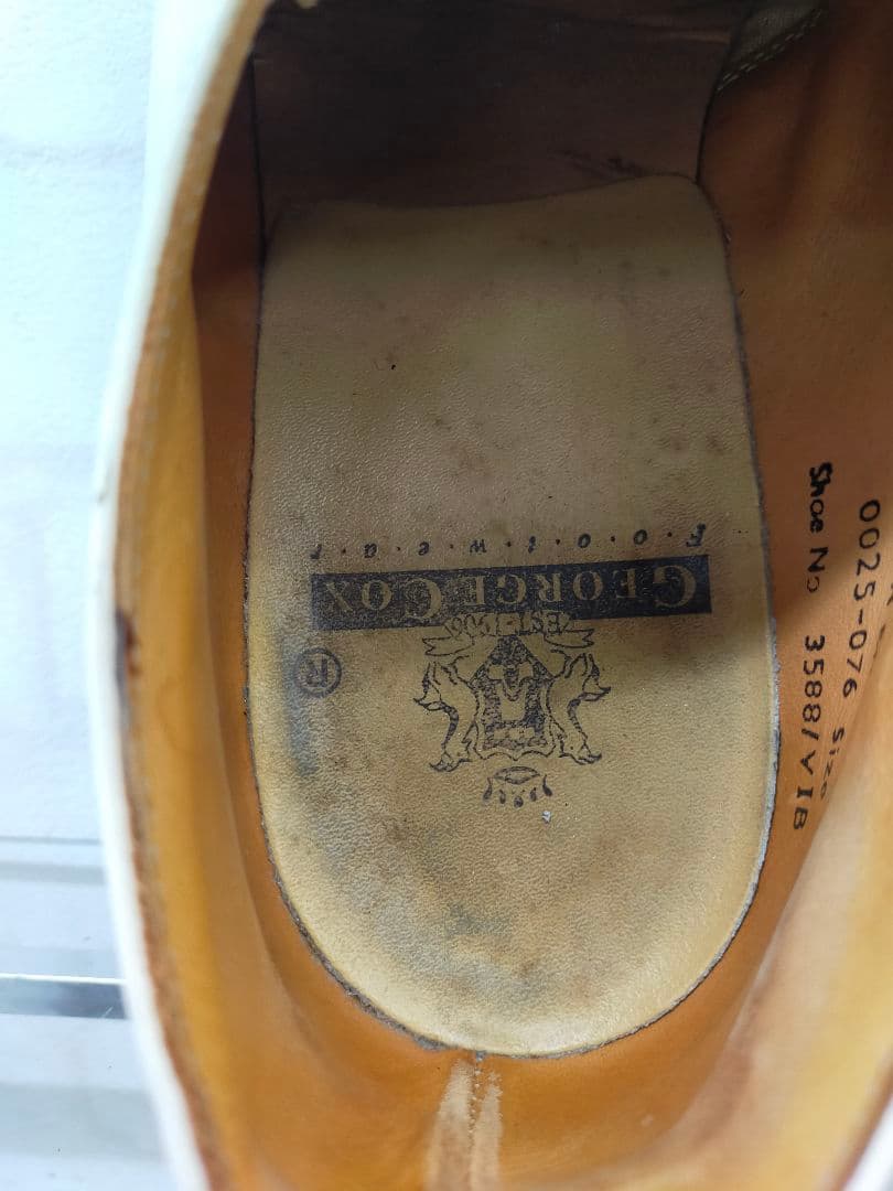英国製 ECOX ジョージコックス ラバーソール 3588 ギブソン