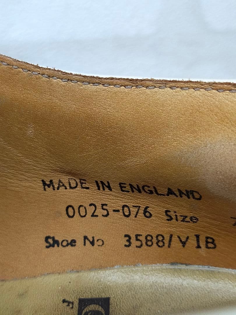 英国製 ECOX ジョージコックス ラバーソール 3588 ギブソン