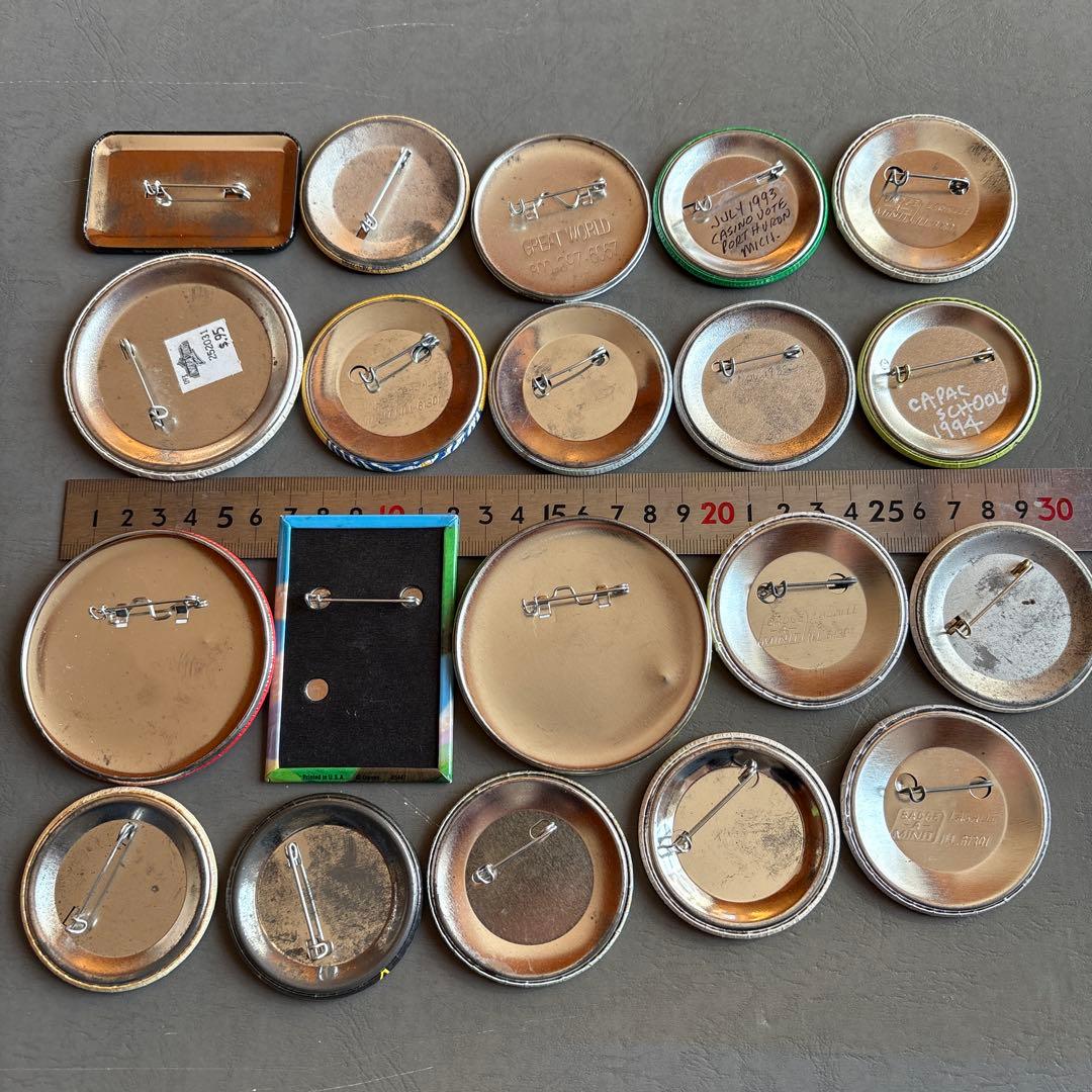 さ*ぼ様 USA缶バッジ150個OVER ／VINTAGE