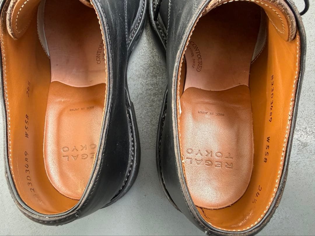 リーガルトーキョー　REGAL TOKYO ニコルW558 黒24.5