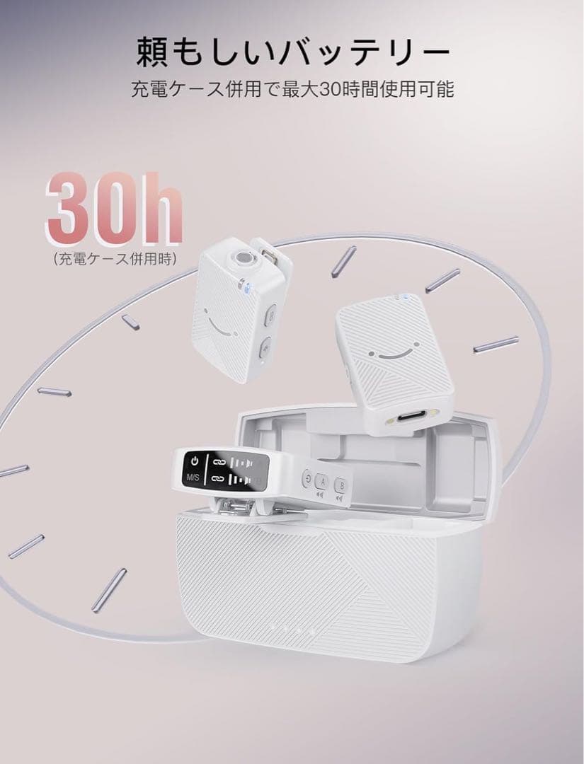 新品未使用 FIFINE ワイヤレスマイク ピンマイク