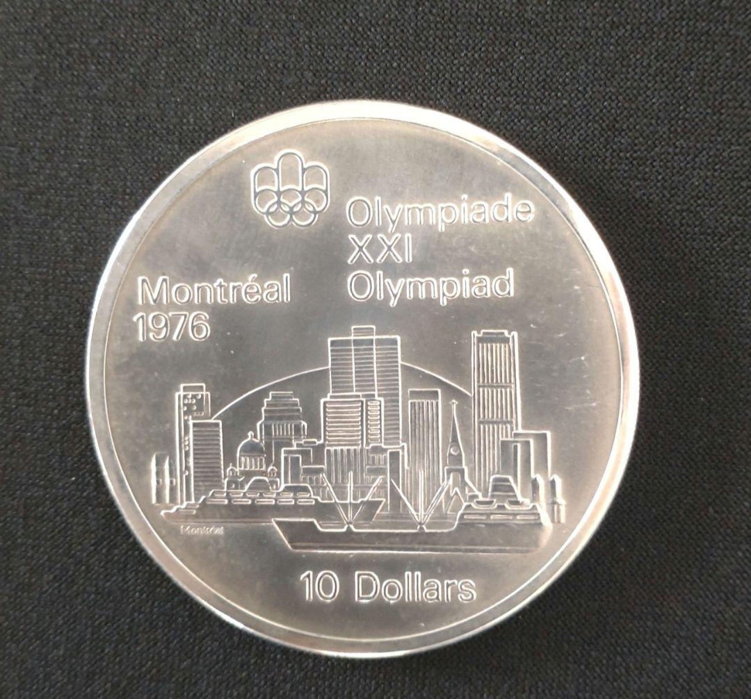 モントリオール　オリンピック10ドル銀貨と5ドル銀貨