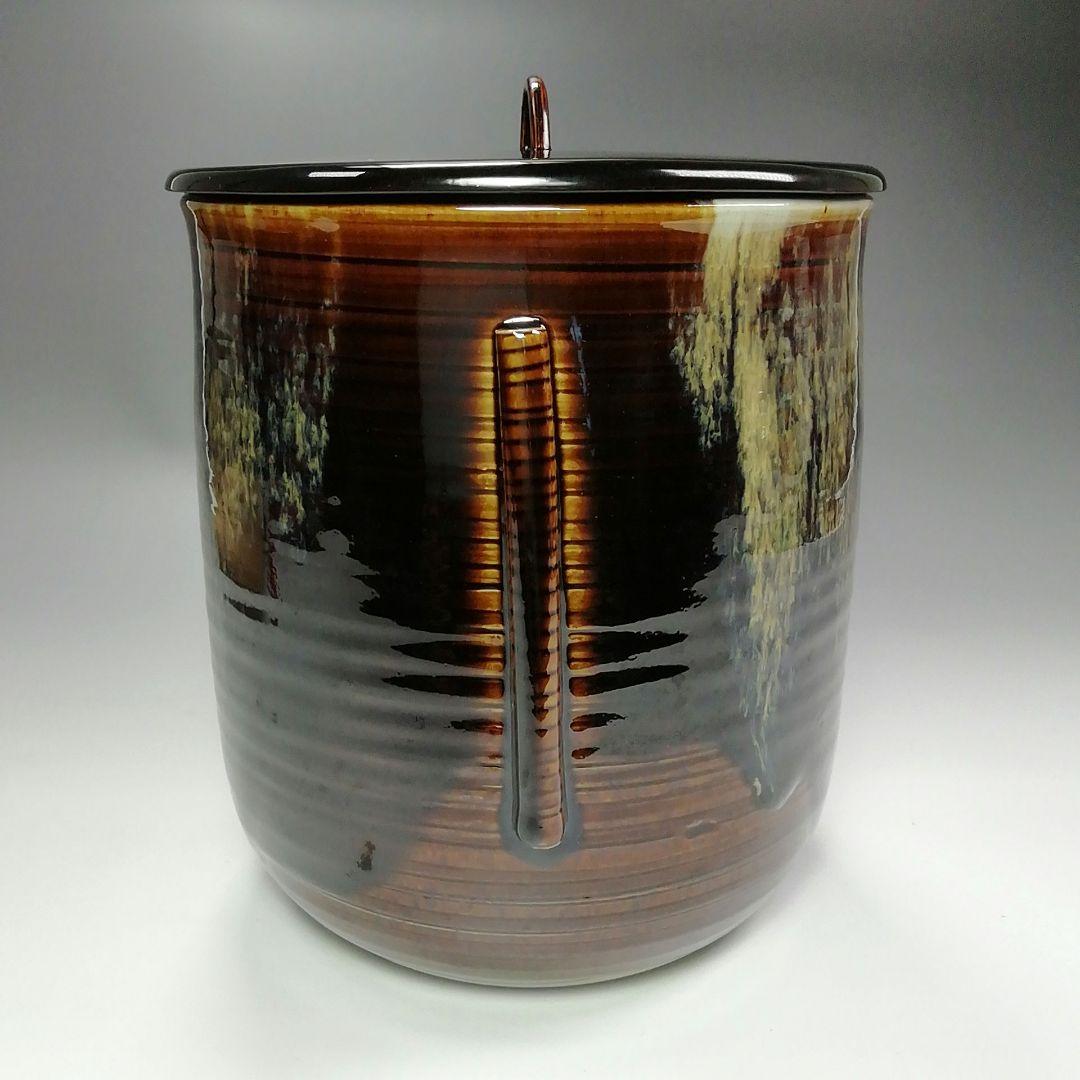 Ｓ２９０　水指　『高取写　水指』『青柳翠峰造』　共箱　茶道具