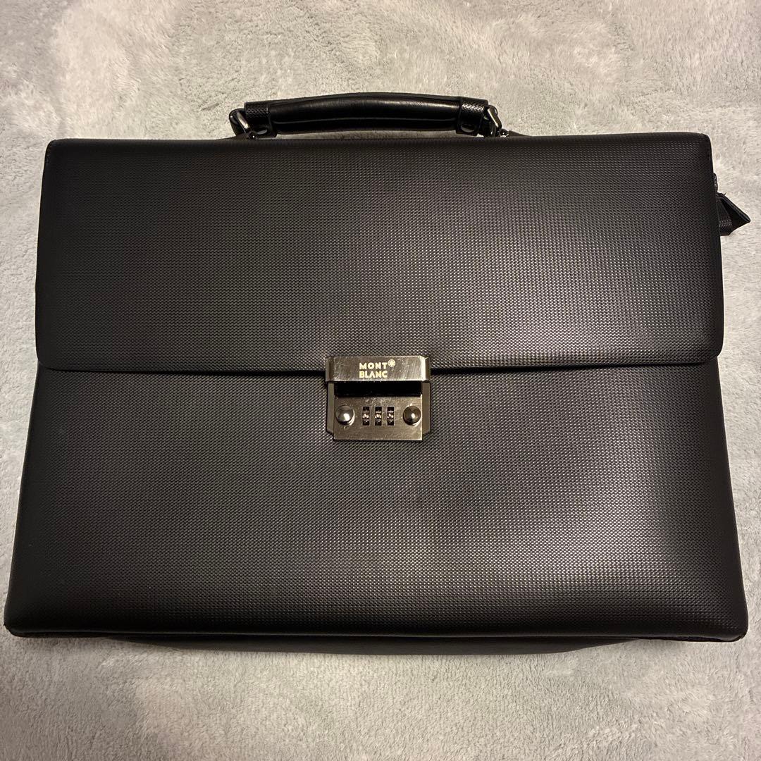 MONTBLANC ブラック ビジネスバッグ