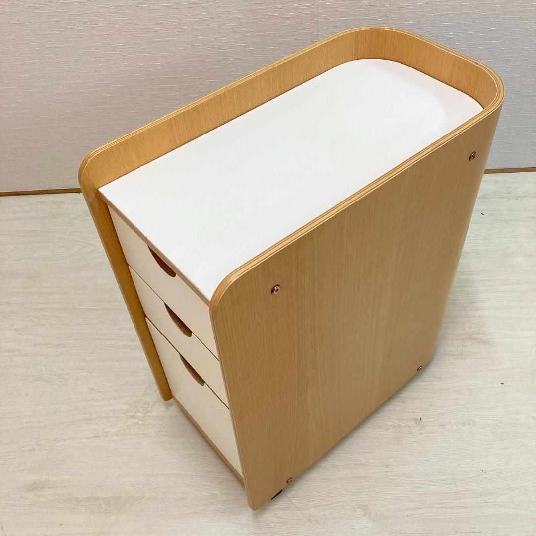 ACTUS アクタス アンファン デスクワゴン　３段チェスト　サイドワゴン