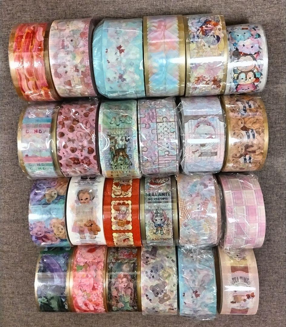 OPPテープ等 24本セット③ (新品22本) レトロアニマル レトロガール