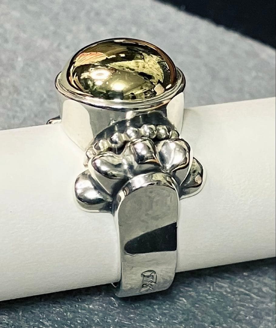 LAGOS caviar ラゴスキャビアリング(18金&スターリングシルバー)