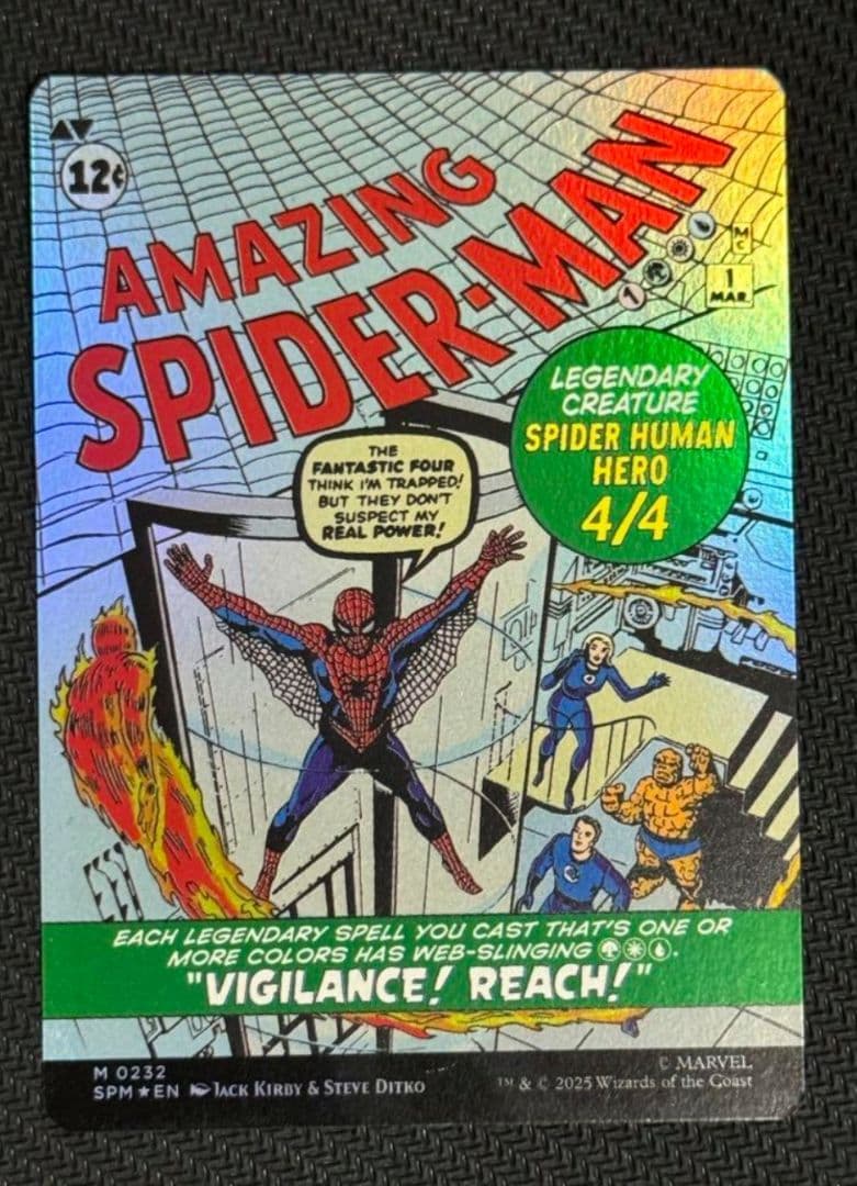 ピーター・パーカー アメイジング・スパイダーマン　クラシックコミック Foil