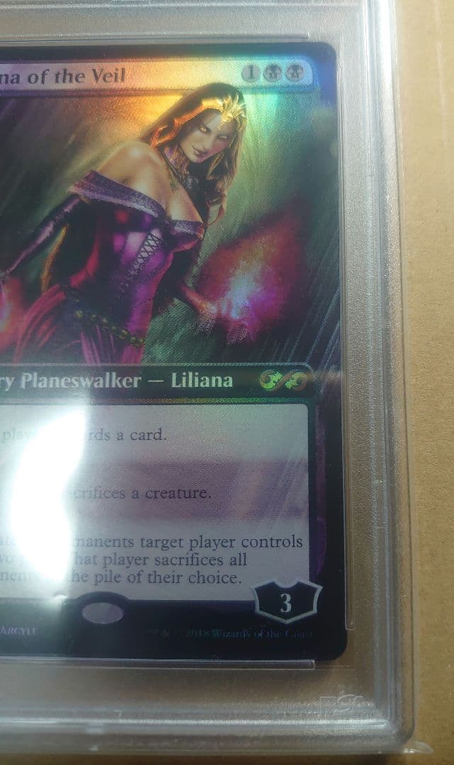 MTG ヴェールのリリアナ 拡張アート Foil PSA10