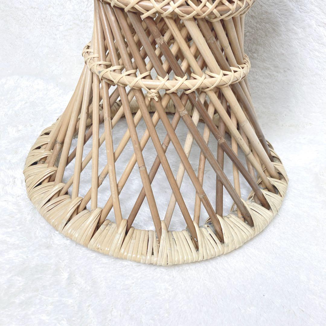 【スツール 籐】ラタン 木内籐材工業 アンティーク家具