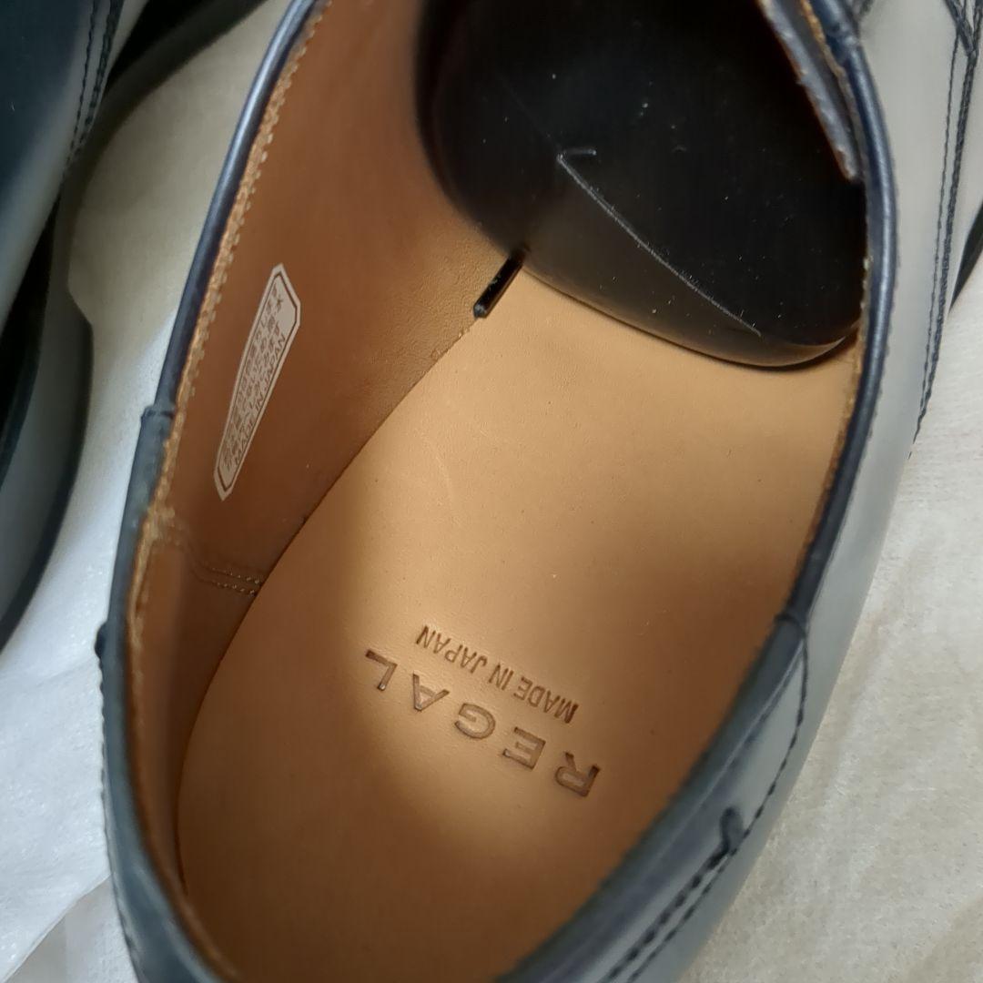 REGAL ブラックネイビー ビジネスシューズ 未使用で新品 大変お買い得！