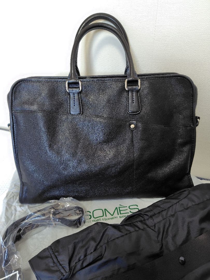 ソメスサドルビジネスバッグ 本革製　黒