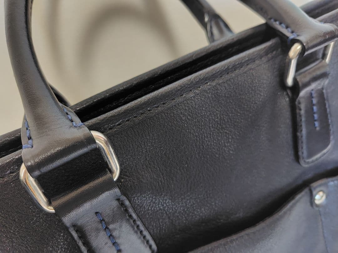 ソメスサドルビジネスバッグ 本革製　黒