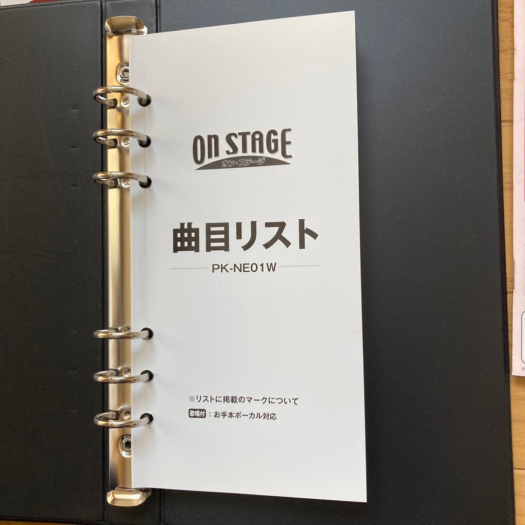 ON STAGE PK-NE01W パーソナルカラオケ マイク 900曲2015