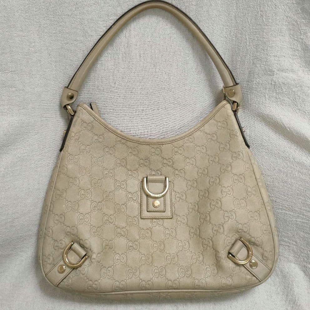 GUCCI アビー ベージュ GGパターン ハンドバッグ y2k