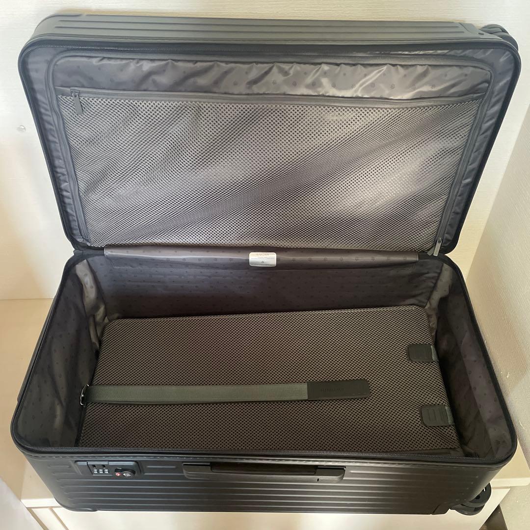 生涯保証 RIMOWA ESSENTIAL トランク 89L マットブラック