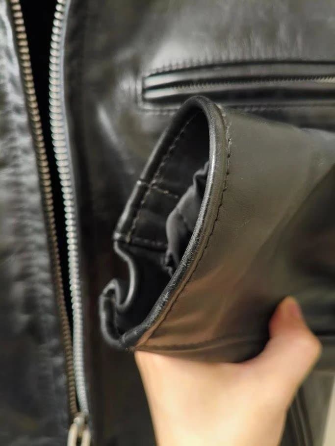 【美品】Schott 643 36 シングルライダース ボアライナー付トラッカー